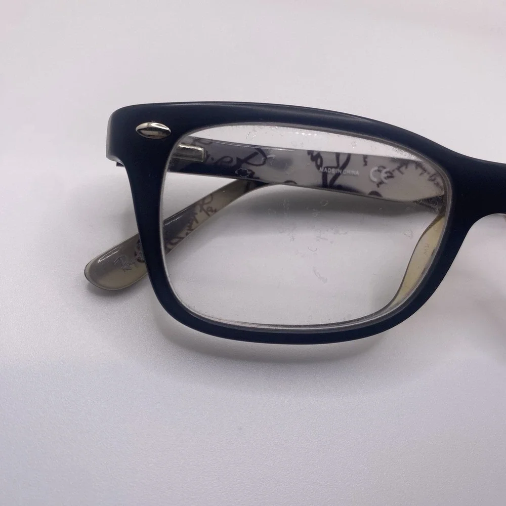 Ray-Ban Eyeglasses FRAMES ONLY RB 5228 Full Rim 50-17 Black Gray 497